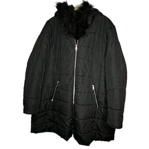 Maralyn & Me‎ Black Hoody Puffer Coat